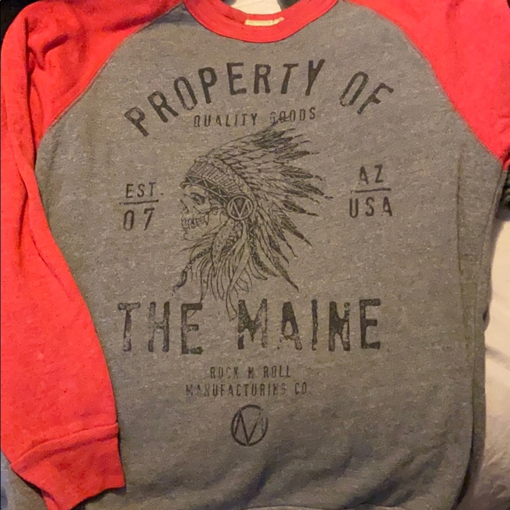 WORN ONCE, The Maine band crew neck sweatshirt